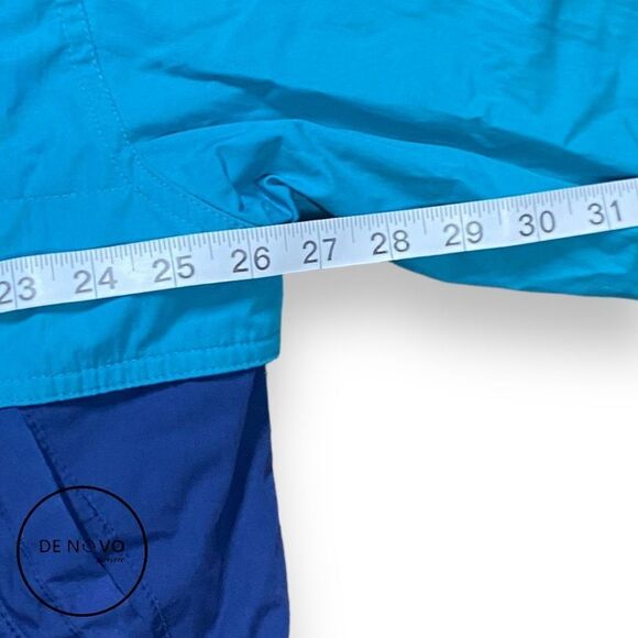 Town Craft Men's Vintage Full Zip Windbreaker Jacket Size XL Blue - Picture 6 of 8